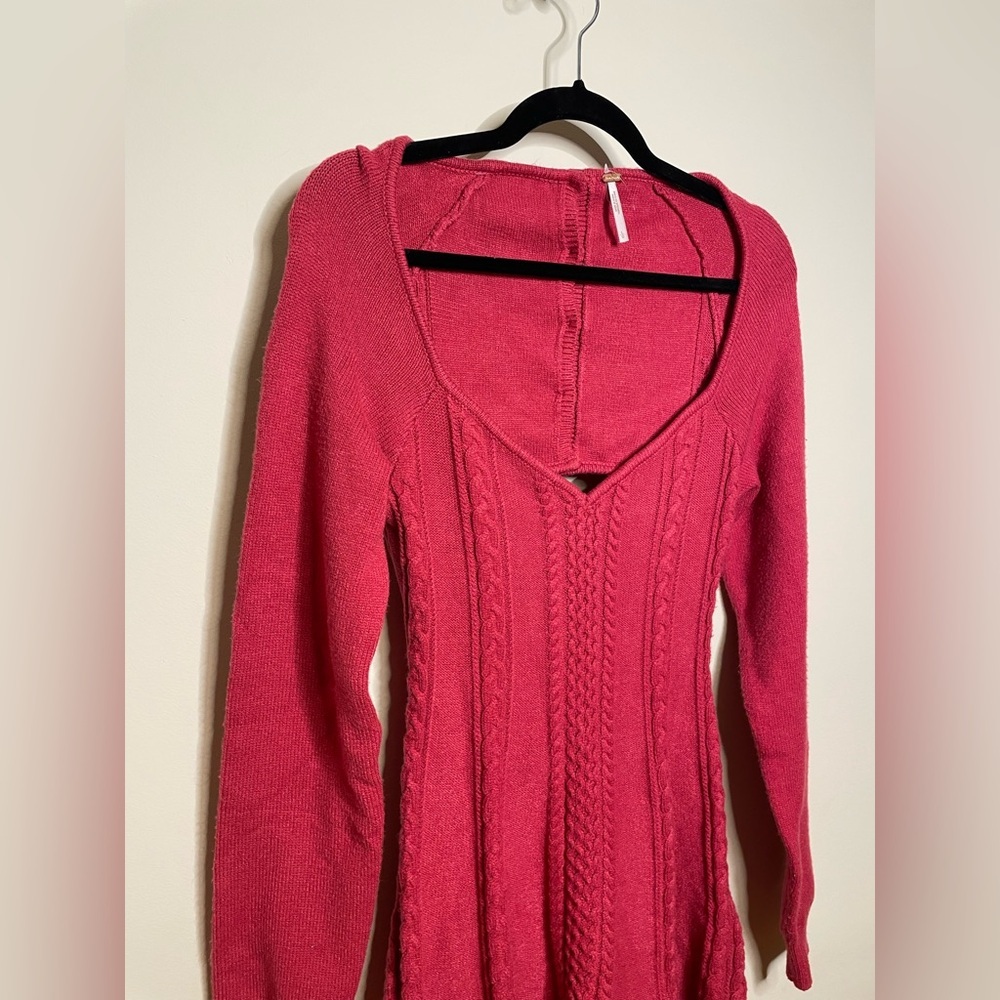 Free People Small World Sweater Knit Open Back Mini
Dress - Picture 3 of 6